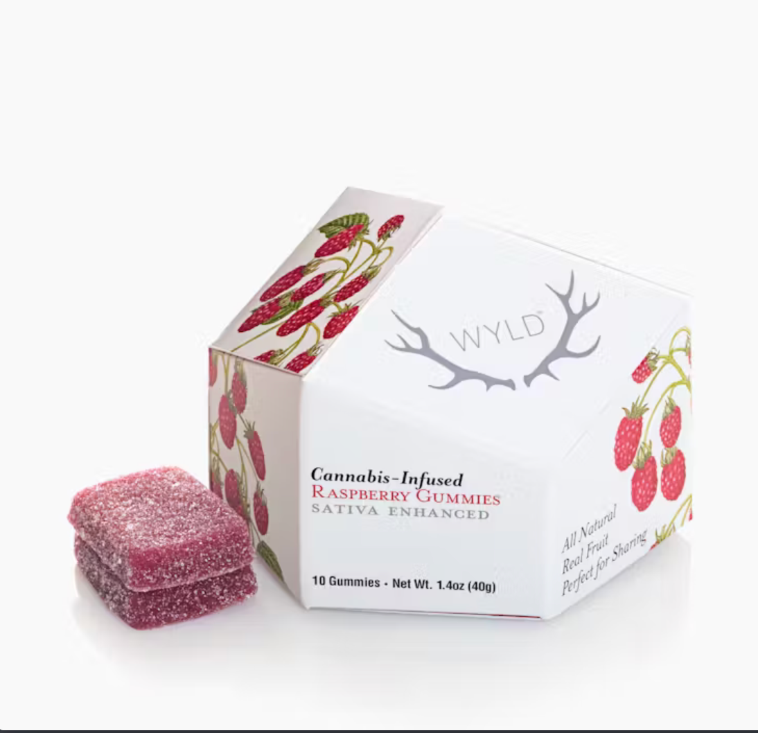WYLD - Gummies - Raspberry 100mg